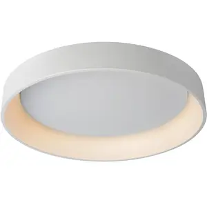Comparateur de prix : LUCIDE TALOWE LED - Plafonnier - Ø 80 cm - LED Dim. - 1x80W 3000K - Blanc