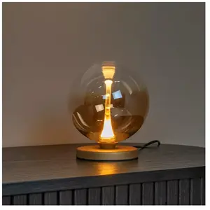 Lucide Gisela Lampe de tab.-Ambre-Ø16 pas cher