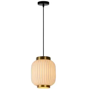 Lucide GOSSE-Suspension Porcelaine Ø19.5cm pas cher