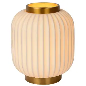 Lucide GOSSE-Lampe à poser Porcelaine H23.8cm pas cher