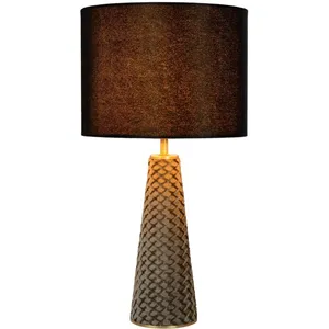 Comparateur de prix : LUCIDE EXTRAVAGANZA VELVET - Lampe de table - Ø 25 cm - 1xE27 - Noir