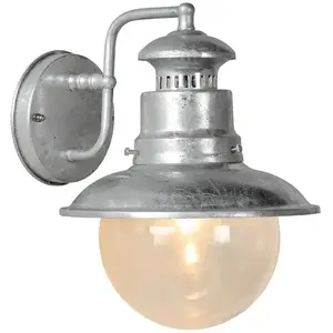 LUCIDE FIGO - Applique murale Intérieur/Extérieur - Ø 21,5 cm - 1xE27 - IP44 - ZincVendu paramazon