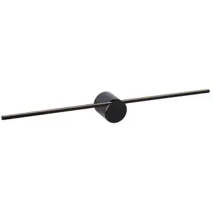Comparateur de prix : Lucide MIZAR-Applique murale LED Salle de Bain Métal L60cm Noir