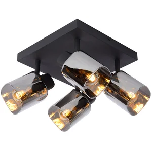 Comparateur de prix : Lucide Spot pour plafond Alion, gris fumé, à 4 lampes