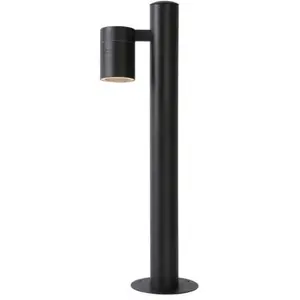 Comparateur de prix : LUCIDE ARNE-LED - Borne extérieur - Ø 6,3 cm - LED - GU10-1x5W 2700K - IP44 - Noir