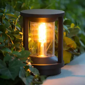 LUCIDE CADIX - Borne extérieur - Ø 16 cm - 1xE27 - IP65 - NoirVendu parkaufland