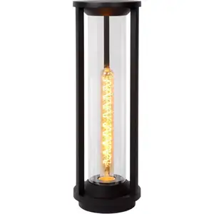 Comparateur de prix : LUCIDE CADIX - Borne extérieur - Ø 16 cm - 1xE27 - IP65 - Noir