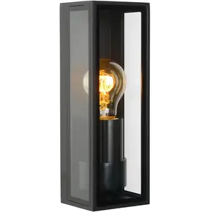 Comparateur de prix : Lucide DUKAN-Applique d'extérieur Verre H25.8cm