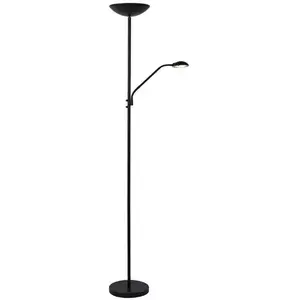 Comparateur de prix : Lucide ZENITH-Lampadaire LED avec liseuse métal H180cm