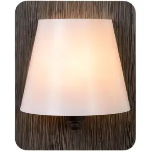 Lucide Idaho Applique mur.-Gris-1xE14 pas cher