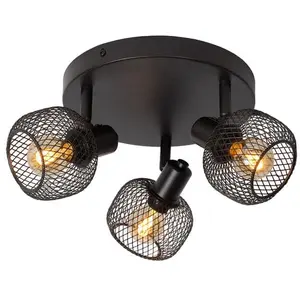 Lucide MAREN-Spot/Plafonnier Métal 3 lumières L35.5cm pas cher