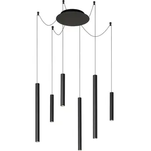 Lucide LORENZ-Suspension 6 lumières grappe H130cm pas cher