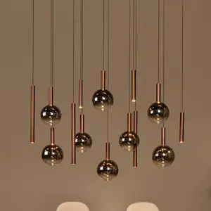 Lucide JASMINE Suspension LED, 14 sources lumineuses, 74420/14/65,