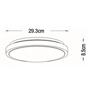 Comparateur de prix : Lucide Plafonnier LED Dasher, noir, Ø 29,3 cm, 2700 K, IP44