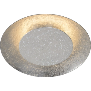 Lucide FOSKAL - Plafonnier - Ø 21,5 cm - LED - 1x6W 2700K - Argenté pas cher