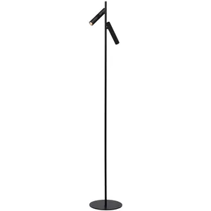 Comparateur de prix : LUCIDE PHILON - Lampadaire/lampe de lecture - Ø 23 cm - LED Dim. - 2x4,5W 3000K - Noir