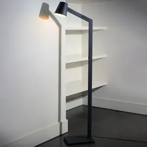 LUCIDE MIZUKO - Lampadaire/lampe de lecture - Ø 13 cm - 1xE14 - NoirVendu paramazon