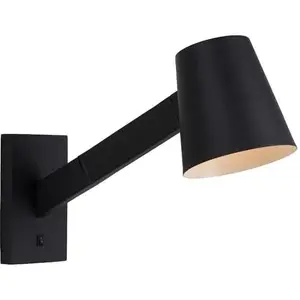Lucide MIZUKO-Applique murale en métal orientable avec interrupteur H22cm NoirVendu paramazon