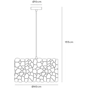 Comparateur de prix : LUCIDE ALMELO - Suspension - Ø 40 cm - 1xE27 - Noir
