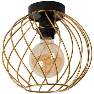 Comparateur de prix : LUCIDE DANZA - Plafonnier - Ø 25 cm - 1xE27 - Or Mat/Laiton