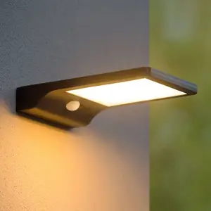 Comparateur de prix : Lucide BASIC-Applique d'extérieur LED solaire L19cm