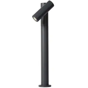 Comparateur de prix : Lucide Borne lumineuse LED Tatium, anthracite, 43 cm, aluminium, IP65