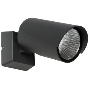 Comparateur de prix : Lucide MANAL-Spot mural d'extérieur LED Métal H17.3cm