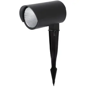Lucide MANAL-Spot d'extérieur LED à planter Métal H31.5cmVendu paramazon