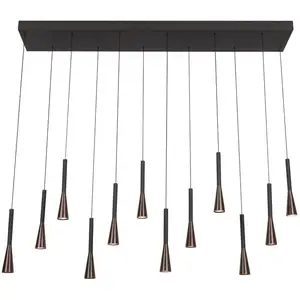 Lucide JOAKIM Suspension LED, 12 sources lumineuses, 24407/86/96,