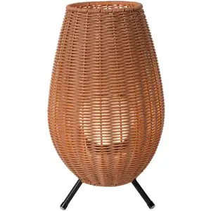 Comparateur de prix : Lucide Lampe d'extérieur à LED Colin, batterie, 36 cm, naturel