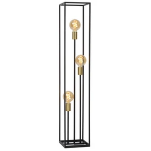 Comparateur de prix : Lucide 00724/03/30 Lampadaire, Métal, 120 W, Noir, Or Mat
