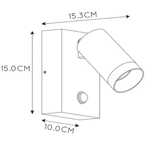 Comparateur de prix : Lucide Projecteur mural extérieur Taylor Sensor, 1 lampe noir