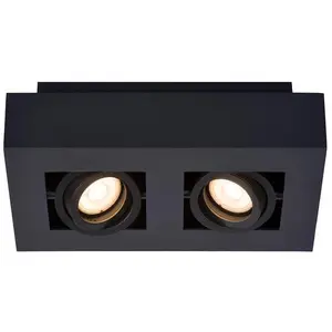 Comparateur de prix : Lucide XIRAX-Spot/Plafonnier 2 lumières L25cm