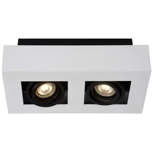Comparateur de prix : Lucide XIRAX-Spot/Plafonnier 2 lumières L25cm