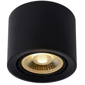 Comparateur de prix : Lucide 09921/12/30 Spot plafond, Aluminium, 12 W, Noir