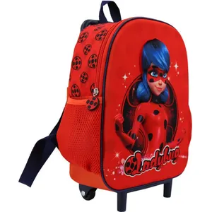 Sac à dos à roulettes Miraculous Ladybug 3D 36 CM Trolley MaternelleVendu parcdiscount
