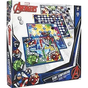 Comparateur de prix : Shuffle Jeu de plateau Marvel Avengers - Game Compendium - 4 en 1 - CARTAMUNDI - Noir - Enfant