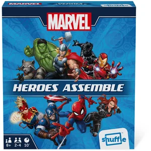 SHUFFLE-MARVEL HEROES ASSEMBLE-JEU DE CARTES pas cher