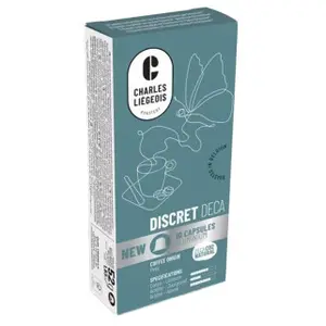 Comparateur de prix : Capsules de café décaféinées compatibles avec Nespresso® Charles Liége...