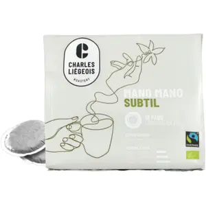 Dosettes souples de café Charles Liégeois Mano Mano Subtil, 18 pièces. pas cher