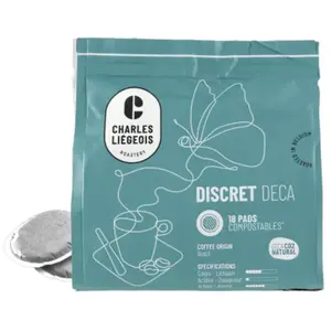 Dosettes souples de café décaféiné Charles Liégeois Discret, 18 pièces... pas cher