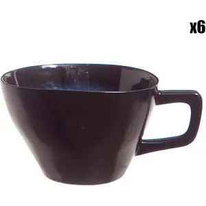 Cosy & Trendy Tasse à Thé Saphire Bleu-25 CL-Lot de 6
