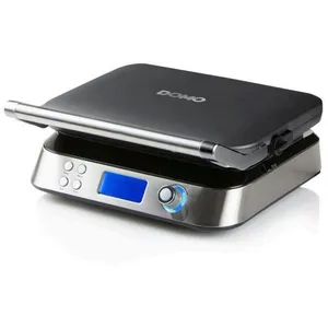 Comparateur de prix : Domo - gaufrier 1600 w inox/noir - do9219w TU