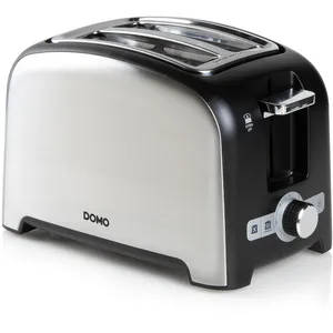 Domo - grille-pains 2 fentes 900w noir - do959t TU pas cher