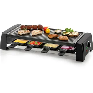 Comparateur de prix : Domo - appareil à raclette 8 personnes 1200w + pierre à griller - do9189g TU