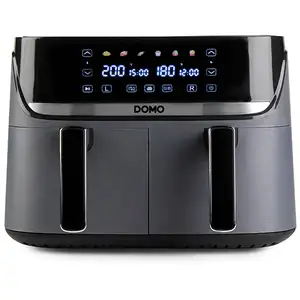 Domo Friteuse à air chaud à doubles compartiments Double Fry Zone 8 L 2850 ... pas cher