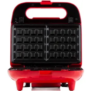 Comparateur de prix : Gaufrier multifonctions 5 plaques 750 W Snack Party rouge Domo