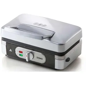 Comparateur de prix : Gaufrier multifonction DOMO DO9136C - Inox - 1000W - 3 jeux de plaques