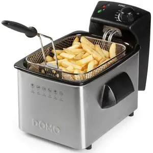 Comparateur de prix : Domo DO464FR friteuse Unique 3 L 2000 W Acier inoxydable