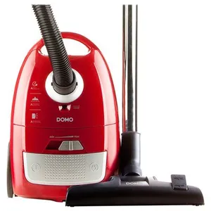 DOMO DO7283S Aspirateur traineau avec sac - 700W - 78 dB - A - Rouge pas cher